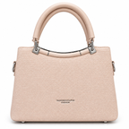 Imported Textured Top Handle Handbag