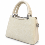 Imported Textured Top Handle Handbag