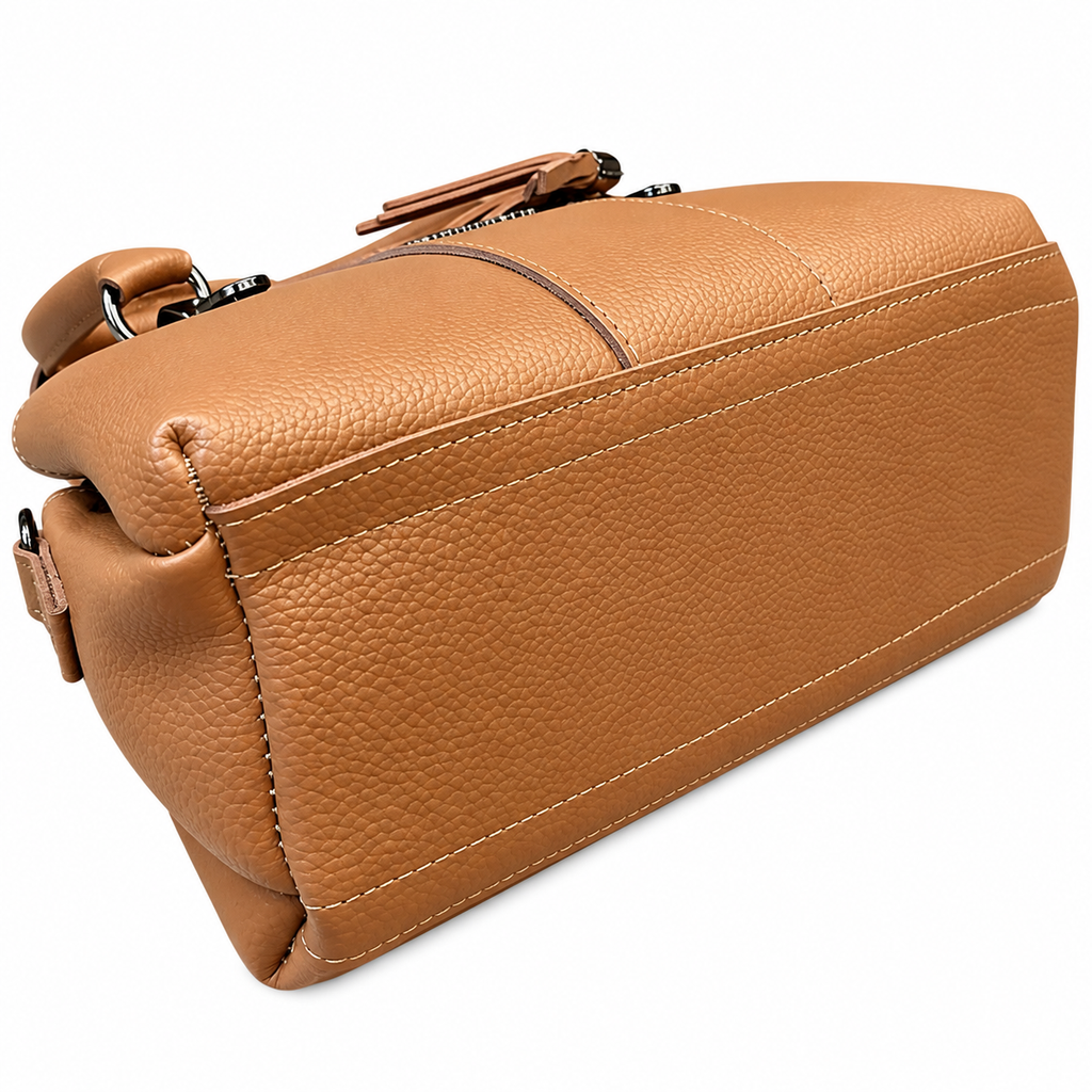 Tassel Detail Top Handle Handbag