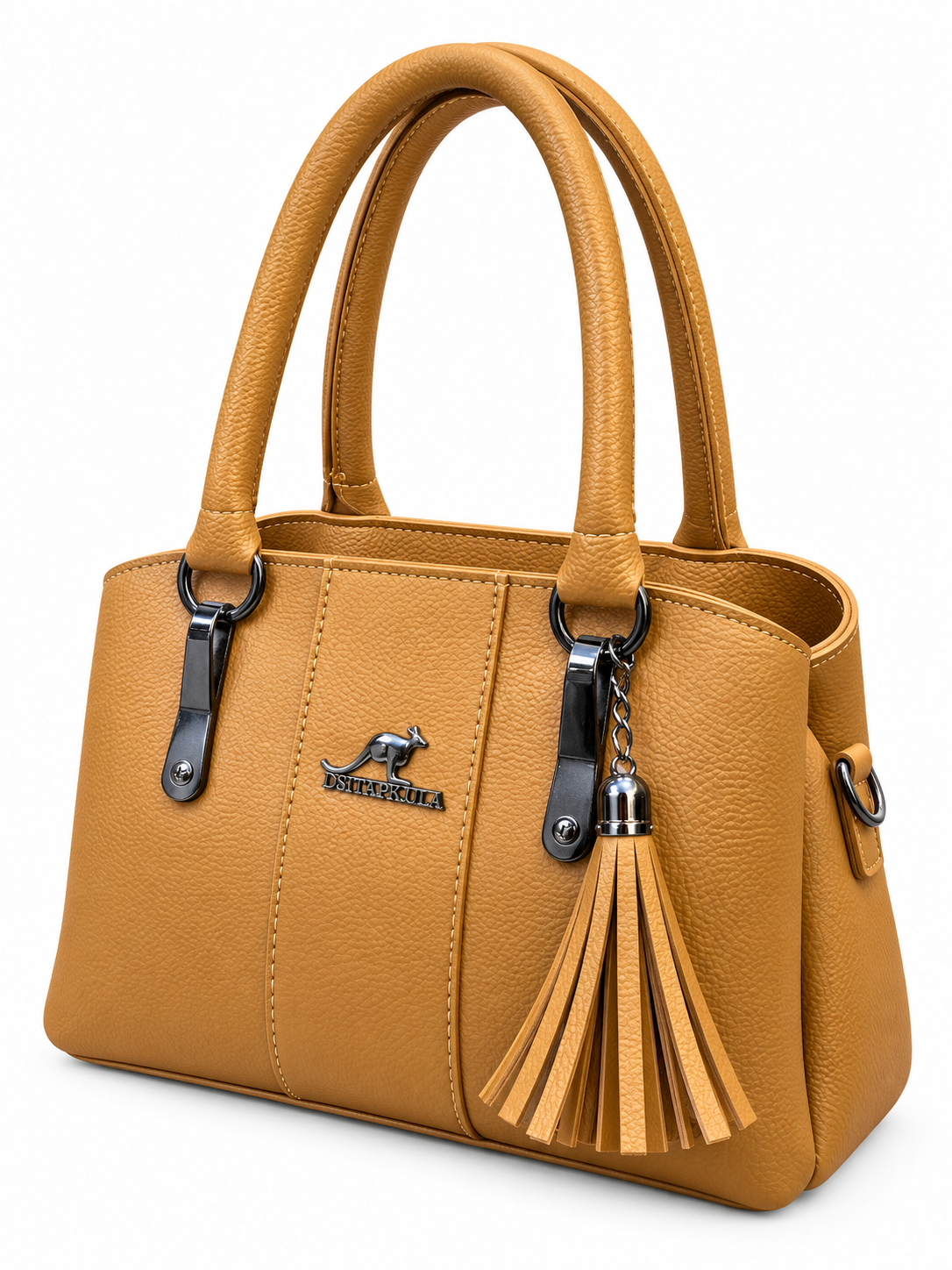 Tassel Detail Top Handle Handbag