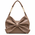 Bow Detail Hobo Shoulder Bag