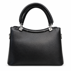 Imported Textured Top Handle Handbag