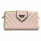 Quilted Frame Envelope Clutch