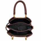 Frame Handbag with Three Interior Compartments