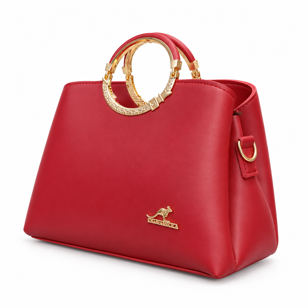 Ring-Handle Handbag