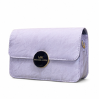 Marbled Flap Clutch Bag