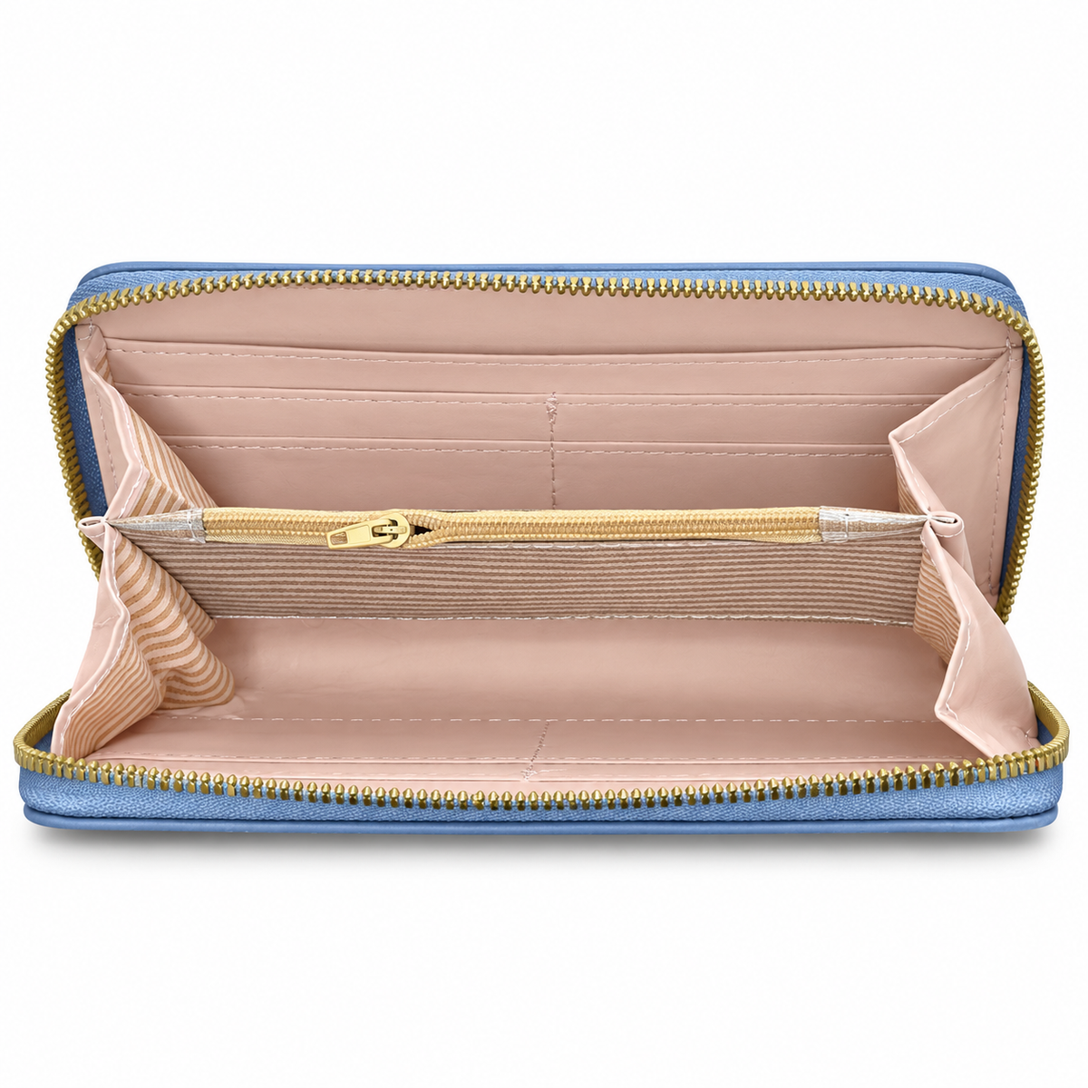 Geometric Pattern Zipper Wallet