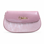 Pleated Textured Flap Chain Shoulder Bag