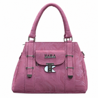 Marbled Structured Handbag