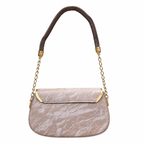 Light Marbled Chain-Shoulder Bag