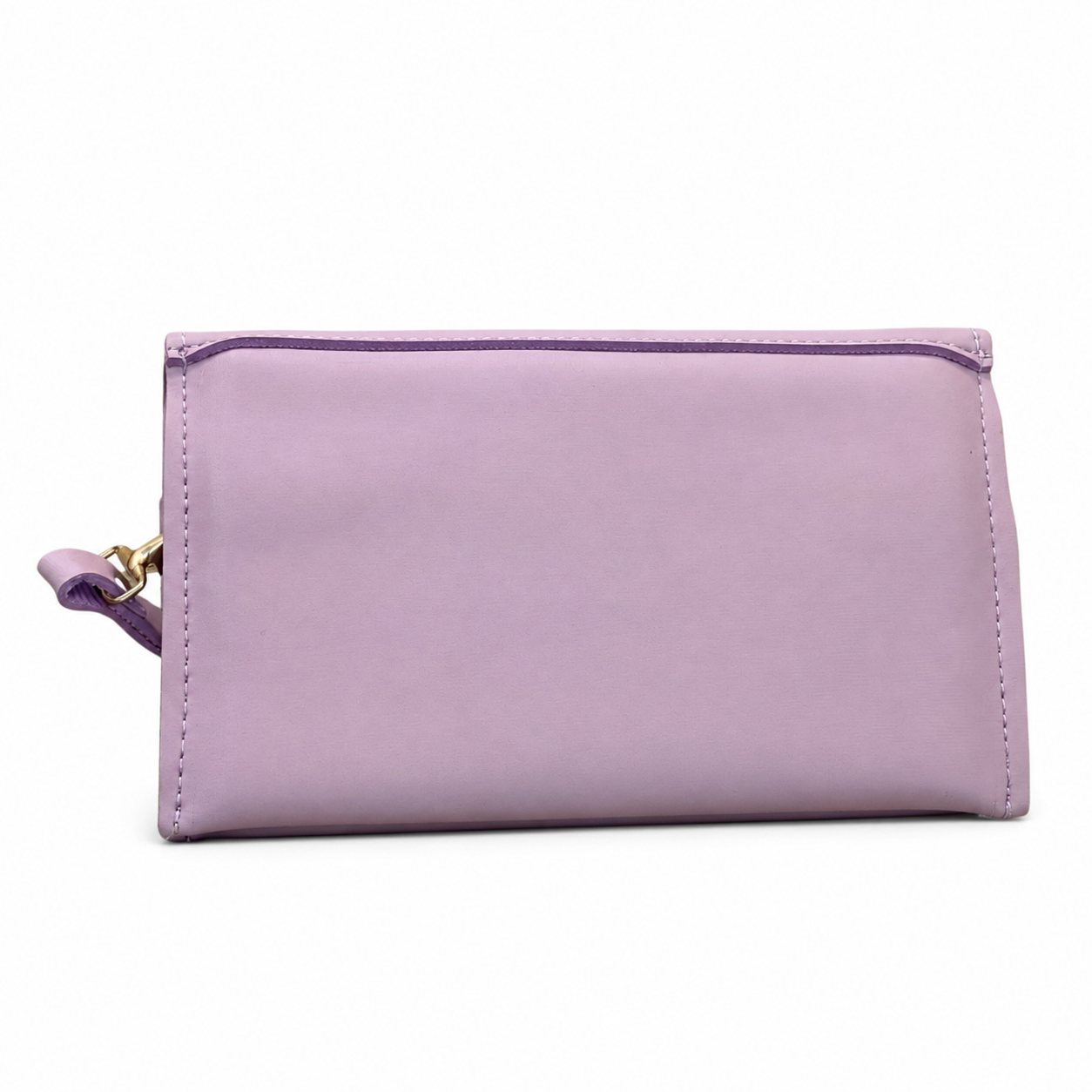 Scalloped Flap Wristlet Clutch