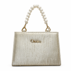 Pearl-Beaded Top-Handle Handbag