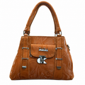Marbled Structured Handbag