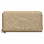 Geometric Pattern Zipper Wallet