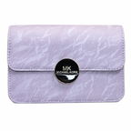 Marbled Flap Clutch Bag
