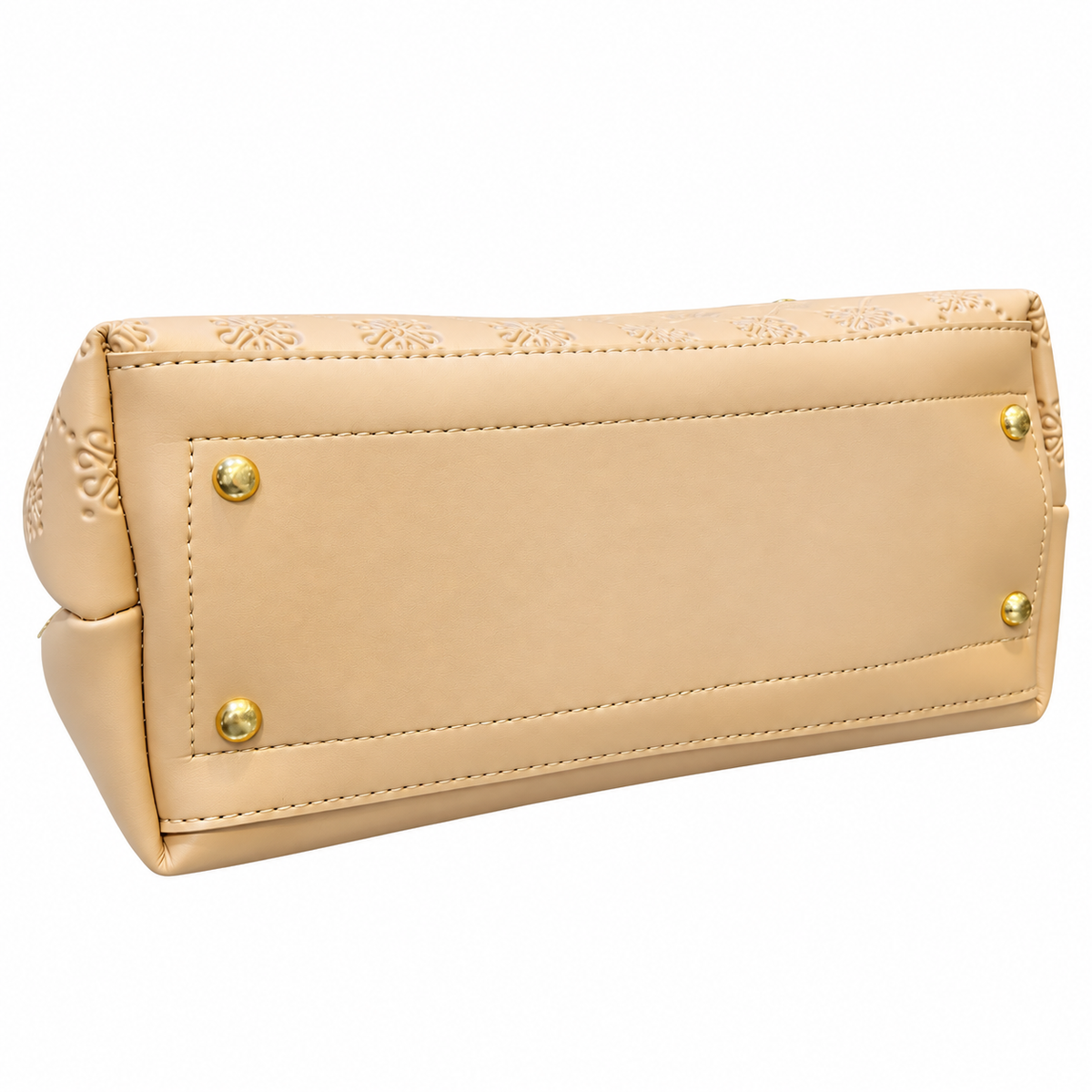 Patterned Top-Handle Handbag