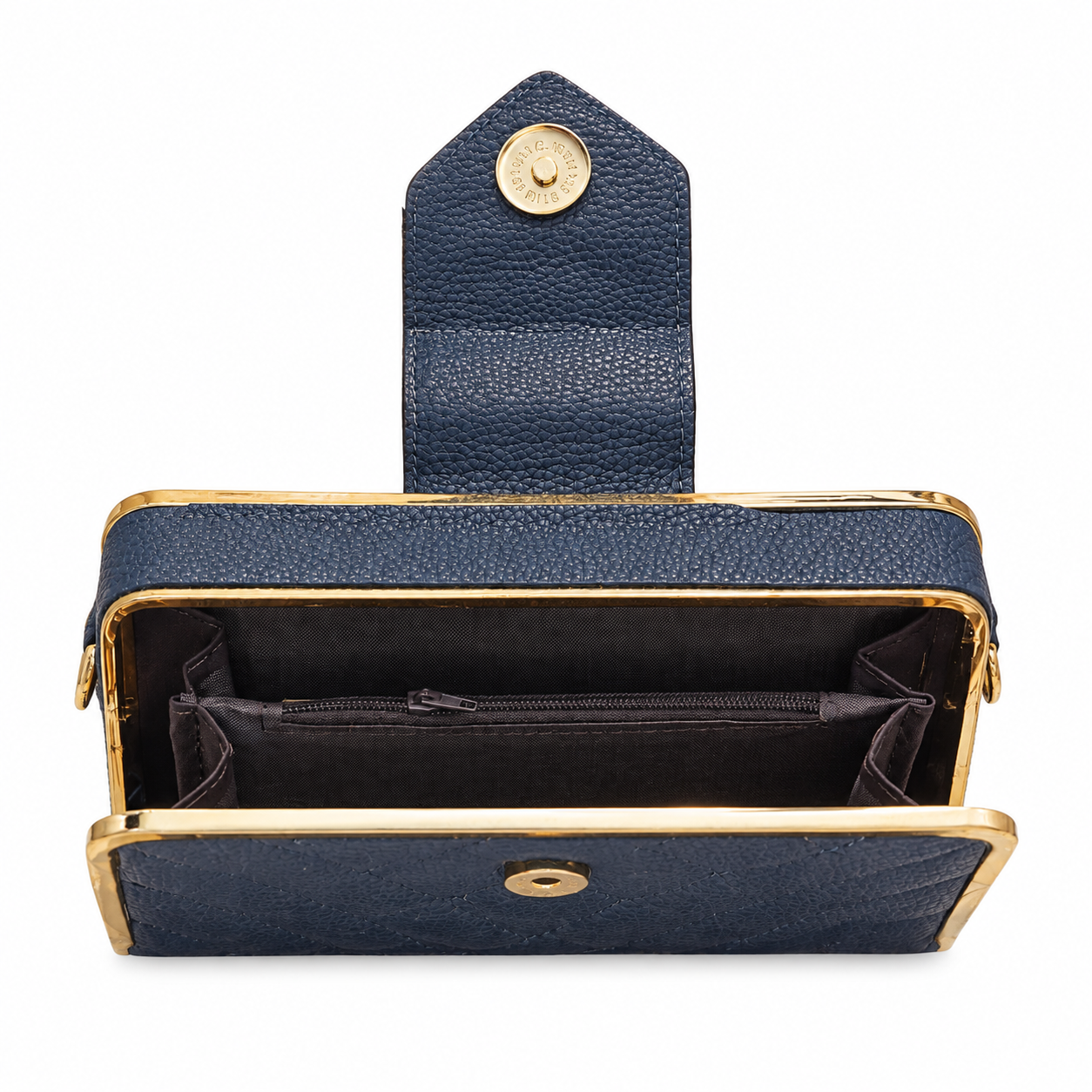 Quilted Frame Envelope Clutch