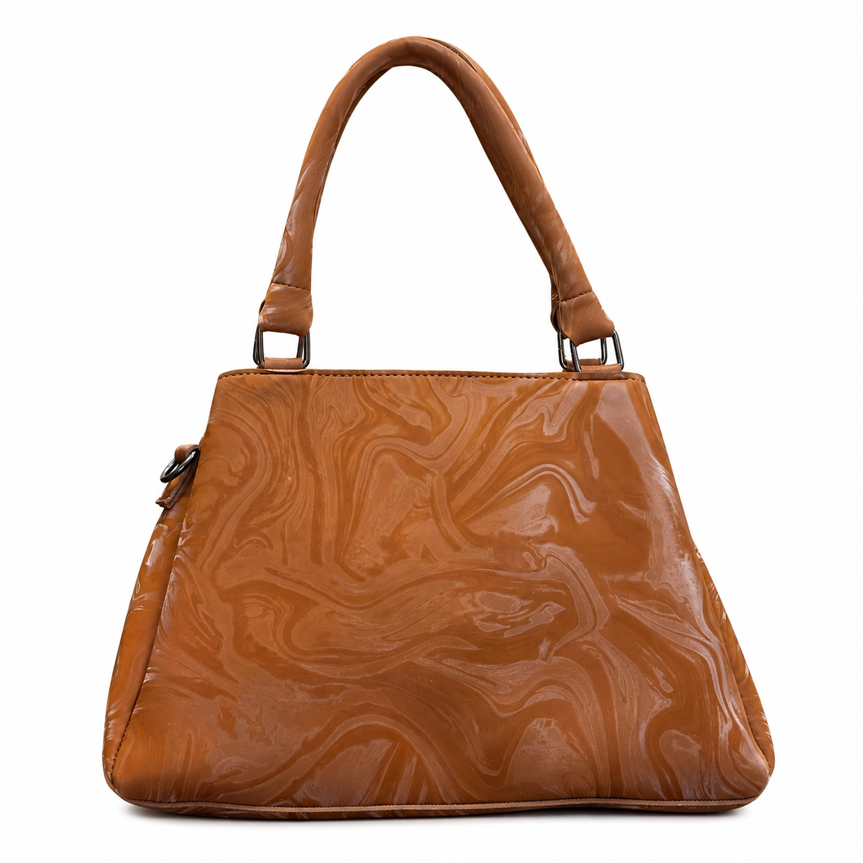 Marbled Structured Handbag