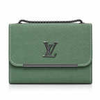 Textured Flap Chain Shoulder Bag