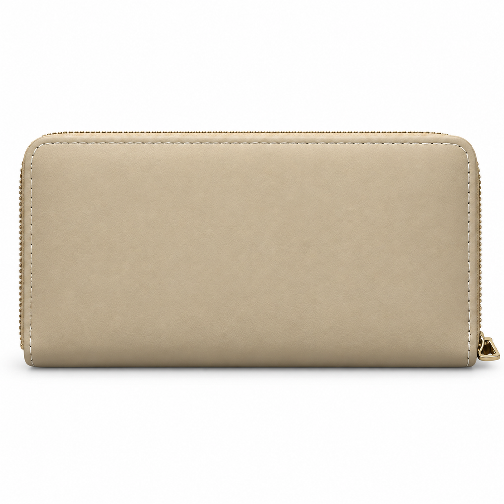Geometric Pattern Zipper Wallet