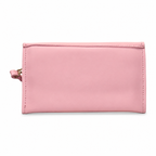 Scalloped Flap Wristlet Clutch
