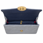 Marbled Flap Clutch Bag