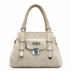 Marbled Structured Handbag