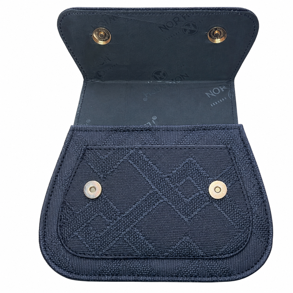 Textured Top-Handle Handbag with Scarf Accent