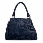 Marbled Structured Handbag