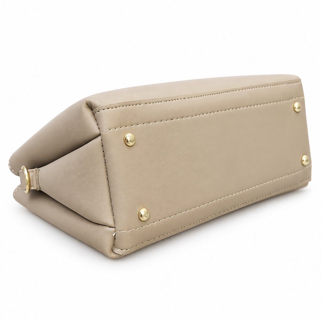 Ring-Handle Handbag