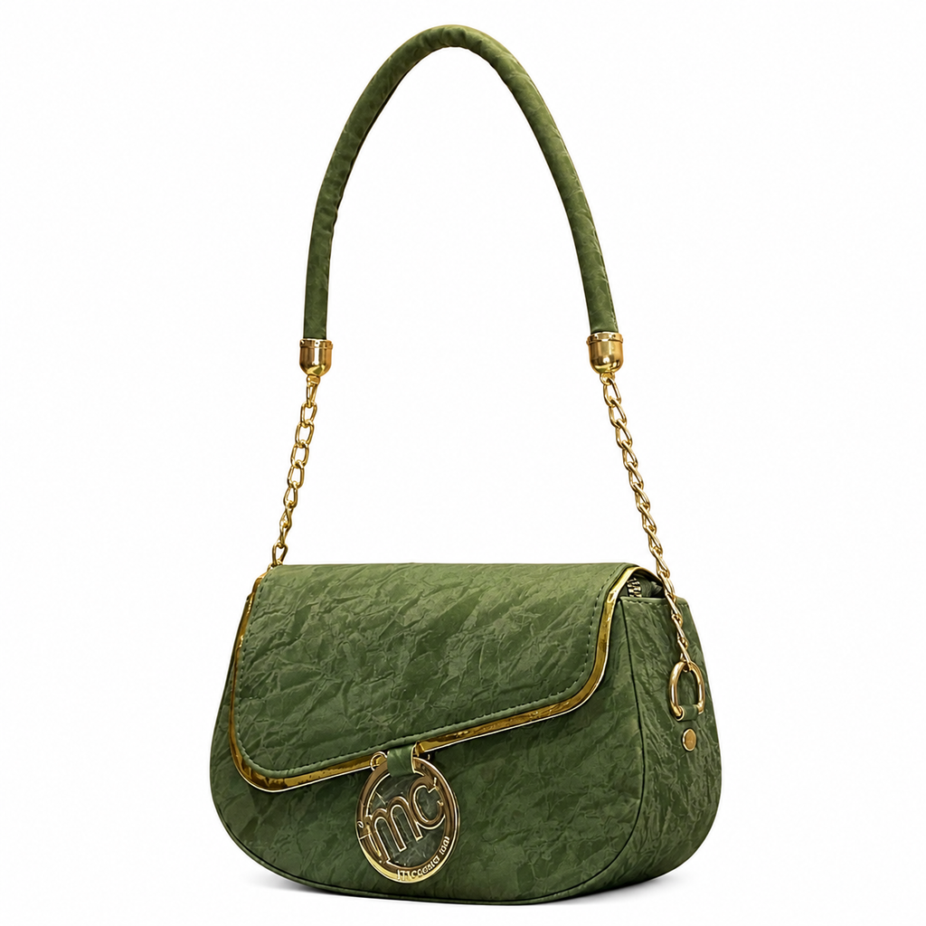 Light Marbled Chain-Shoulder Bag