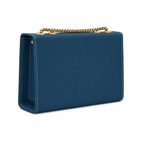 Crystal-Detail Envelope Chain Shoulder Bag