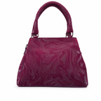 Marbled Structured Handbag