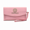 Scalloped Flap Wristlet Clutch