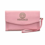 Scalloped Flap Wristlet Clutch