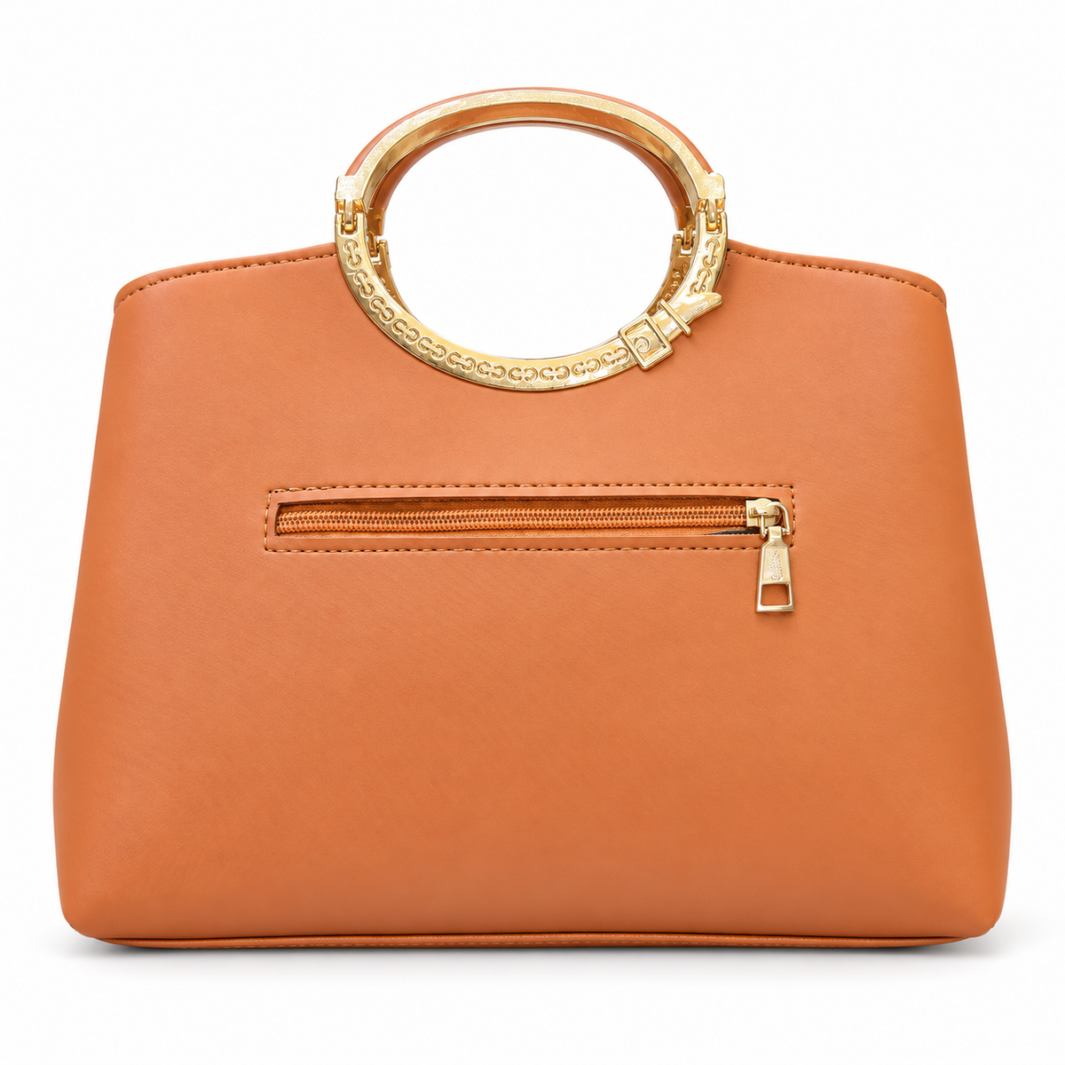 Ring-Handle Handbag