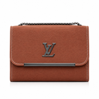 Textured Flap Chain Shoulder Bag