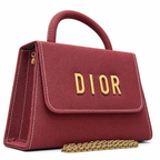 Structured Top-Handle Flap Bag with Chain Strap