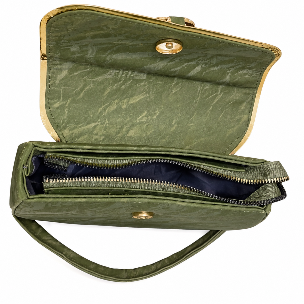 Light Marbled Chain-Shoulder Bag