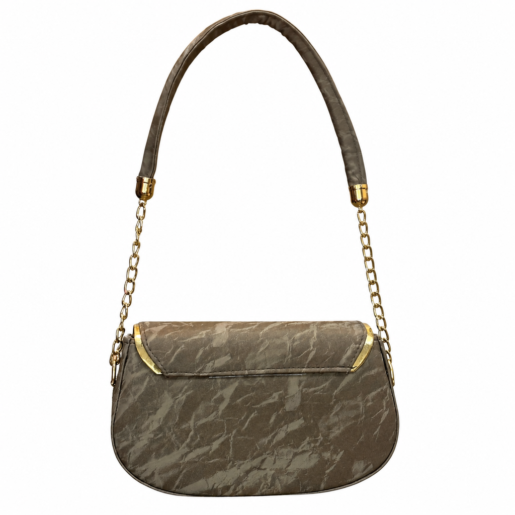 Light Marbled Chain-Shoulder Bag