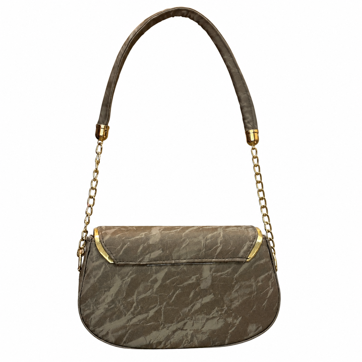 Light Marbled Chain-Shoulder Bag