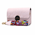 Marbled Flap Clutch Bag