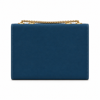 Crystal-Detail Envelope Chain Shoulder Bag