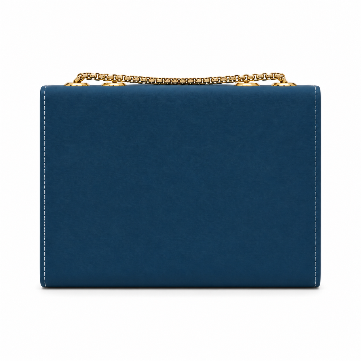 Crystal-Detail Envelope Chain Shoulder Bag