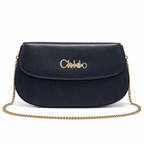 Pleated Textured Flap Chain Shoulder Bag