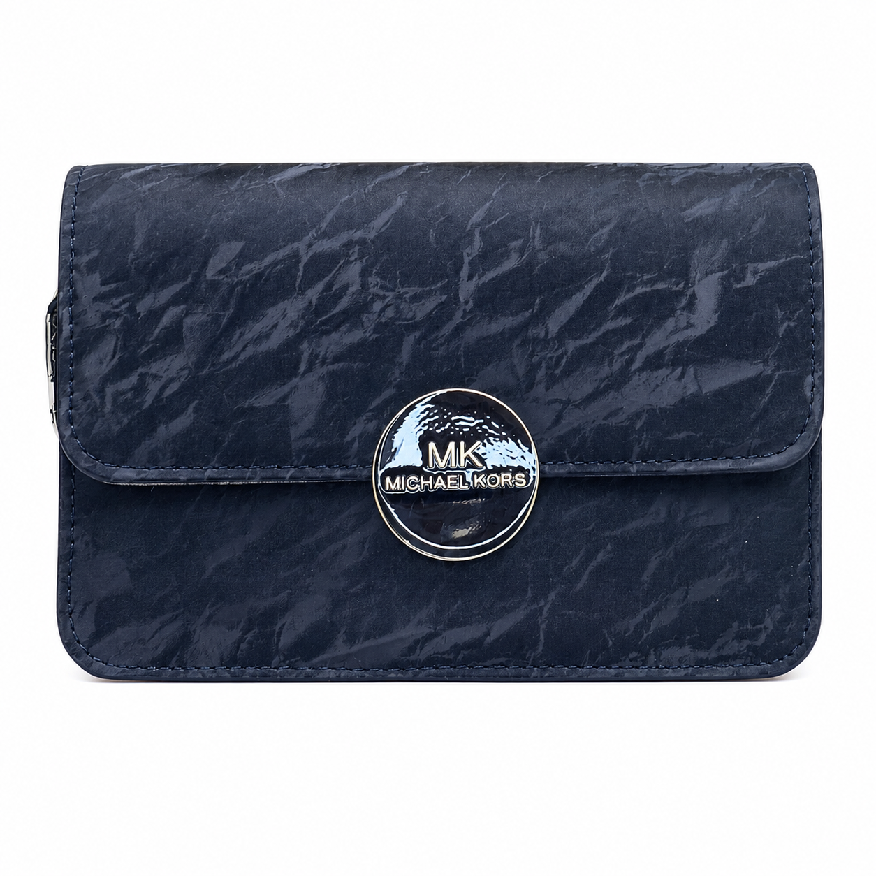 Marbled Flap Clutch Bag