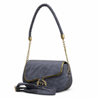 Light Marbled Chain-Shoulder Bag