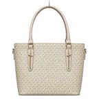 All-Over Patterned Structured Tote Bag MK