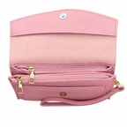 Scalloped Flap Wristlet Clutch