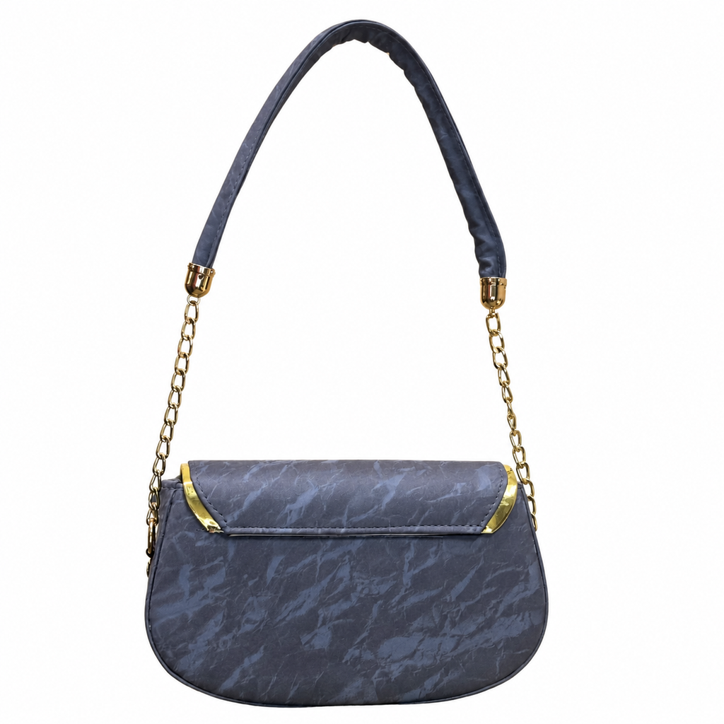 Light Marbled Chain-Shoulder Bag